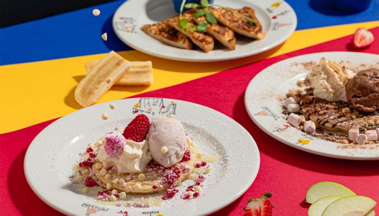 A selection of dishes from the children's menu